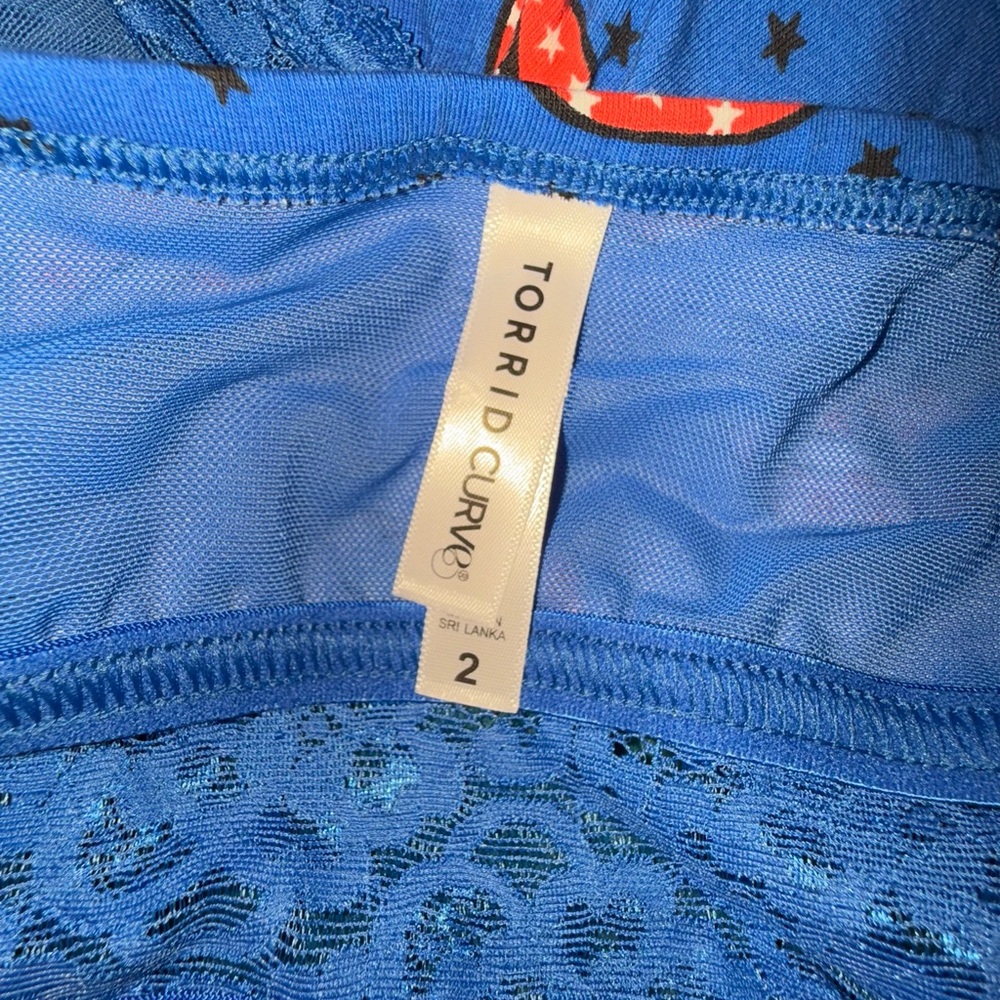 Torrid Playful Rainbow Lips Bralette- Size- 2-2X - Picture 9 of 10